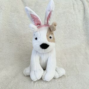 Mervyns Sprockets Dog Plush With Bunny Ears Stuffed Animal Toy Easter Vintage